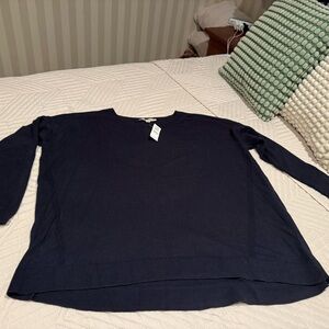 LOFT Navy Blue Sweater